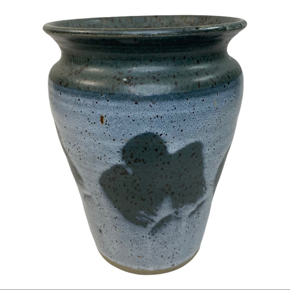 Old-Style 80’s Ceramic Decorative Vase 8” signed - Picture 11 of 11